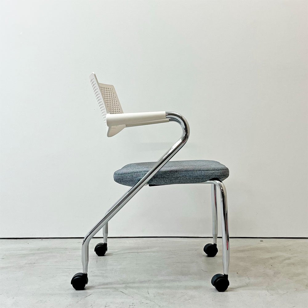 ヴィトラ vitra ビザロール Visaroll デスクチェア ミーティングチェア キャスターベース スタッキング アントニオ・チッテリオ A ●