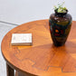 ネイサンファニチャー NATHAN Furniture チーク材 ラウンド コーヒーテーブル センターテーブル コグ 歯車模様 英国ビンテージ ●
