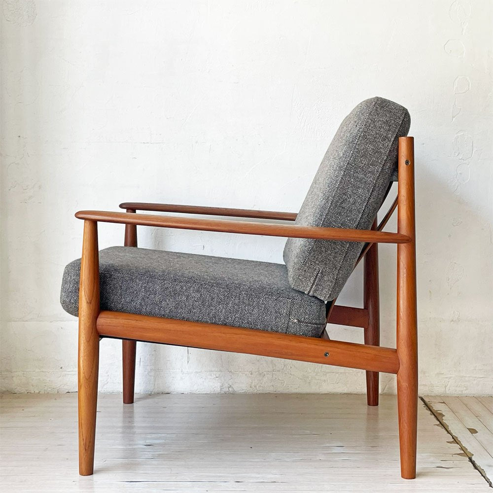 フランス＆サン France & Son Model118 イージーチェア 1Pソファ チーク材 グレーテ・ヤルク Grete Jalk 北欧ビンテージ デンマーク ★