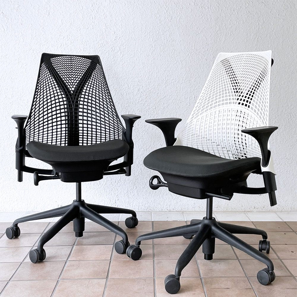 ハーマンミラー Herman Miller セイルチェア SAYL Chair デスクチェア イヴ・ベアール ブラック ◇