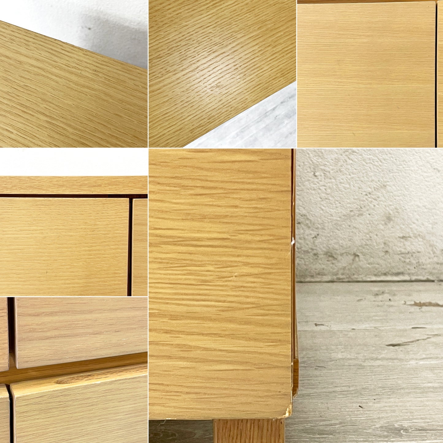 無印良品 MUJI オーク材 キャビネット W80cm 木製扉 木製収納 ナチュラル シンプルモダン ●