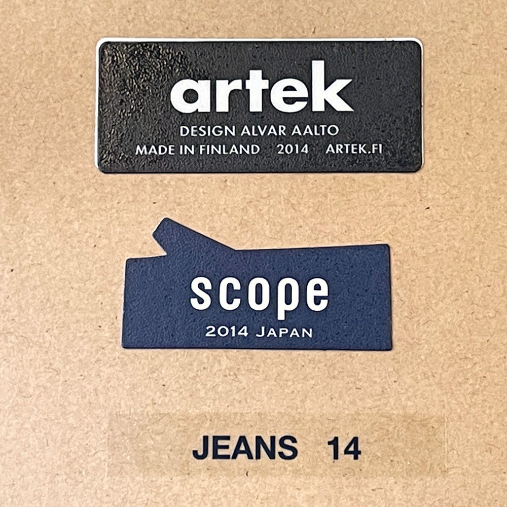 アルテック artek スツール Stool E60 4本脚 リノリウム ジーンズ 14 JEANS スコープ別注カラー 北欧家具 フィンランド ◇