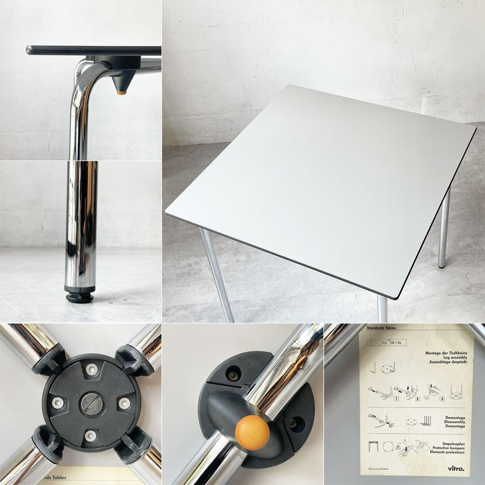 ヴィトラ vitra ハルテーブル HAL Table Square ダイニングテーブル スクエア W75cm ジャスパー・モリソン 廃番 ★