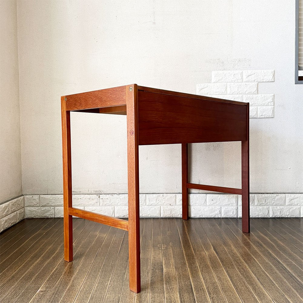 ボダフォース Bodafors チーク材 デスクドレッサー ミラー&収納付 W90.5cm バーティル・フリードホーゲン スウェーデンビンテージ 北欧家具 ◎