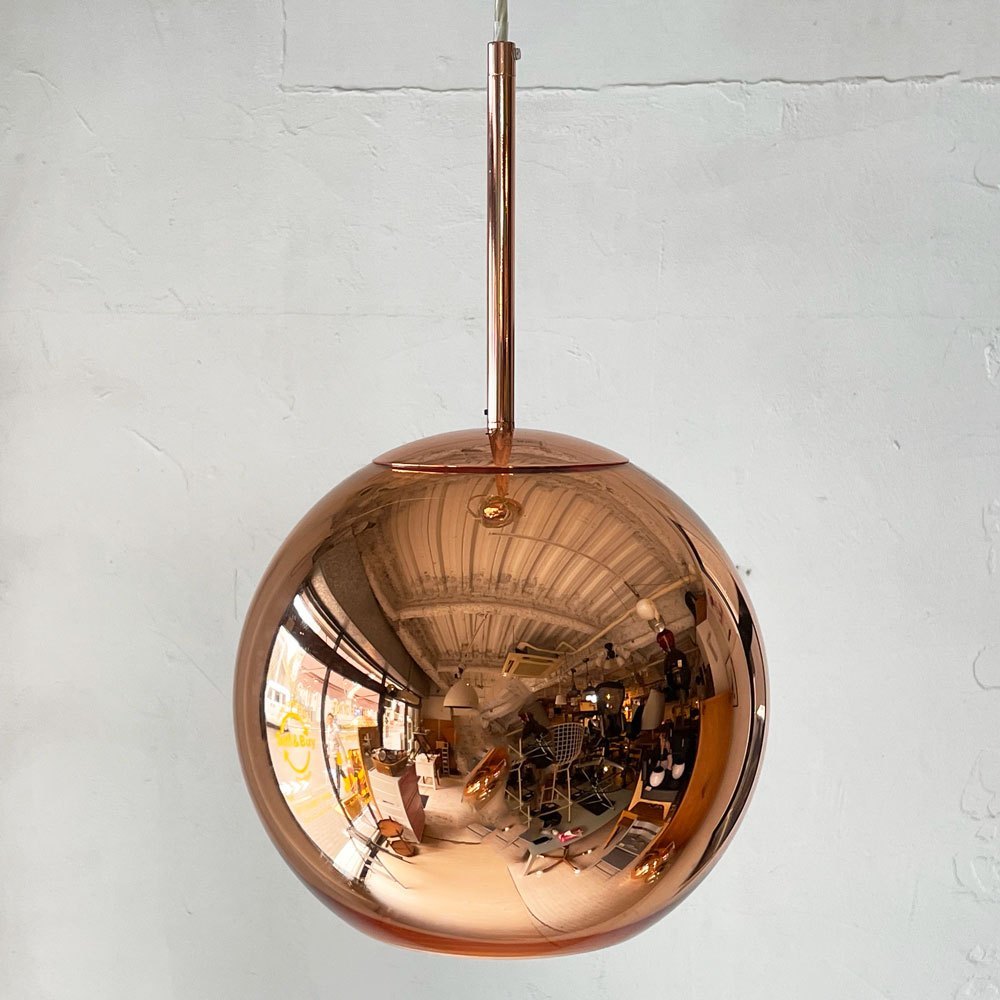 トムディクソン Tom Dixon コッパー ラウンドペンダントライト 25 Copper Round Pendant 25 コッパー 箱付き 未使用品 ■