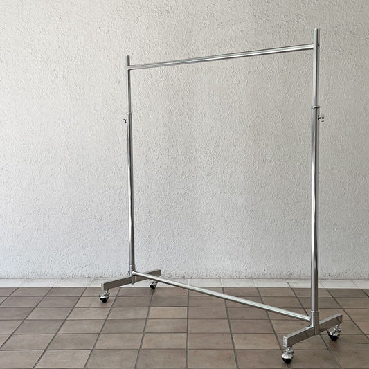 クロームスタイル CHROME-STYLE ストロンガーシリーズ ハンガーラック コートハンガー 高さ調整可 キャスター付き W126.5cm 店舗什器 ◇