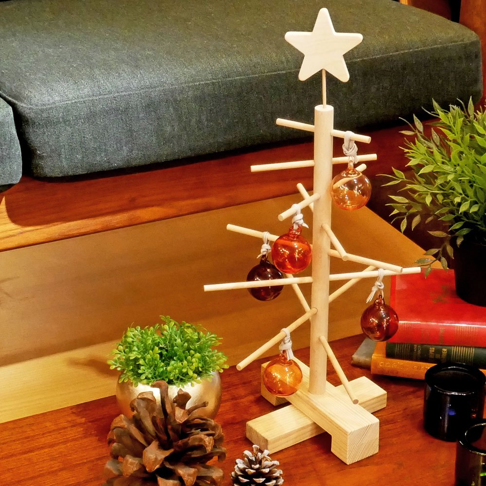 Xmas3 Wooden Tree XS クリスマスツリー 木製 卓上 スロベニア センプレ SEMPRE 取扱い ●