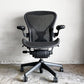 ハーマンミラー Herman Miller アーロンチェア スタンダード Bサイズ ポスチャーフィット グラファイトベース ビル・スタンフ＆ドン・チャドウィック ■