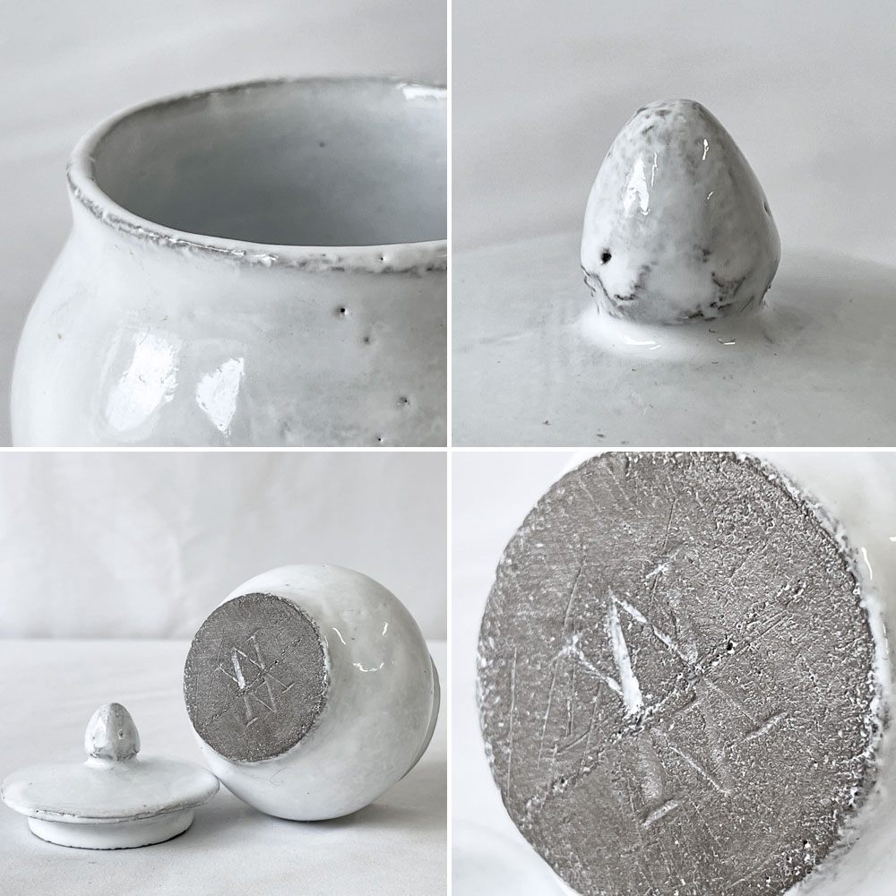 アスティエ・ド・ヴィラット ASTIER de VILLATTE フィエット FILLETTE シュガーポット H7cm フランス ◇