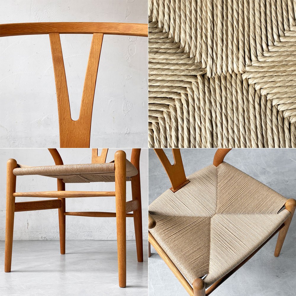 カールハンセン＆サン Carl Hansen & Son CH24 Yチェア オーク材 オイルフィニッシュ ハンス・J・ウェグナー 美品 ペーパーコード張替済 日本仕様サイズ ★