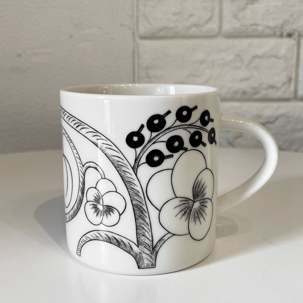 アラビア ARABIA パラティッシ PARATIISI マグカップ ブラック 350ml 旧ロゴ 北欧食器 B ◎