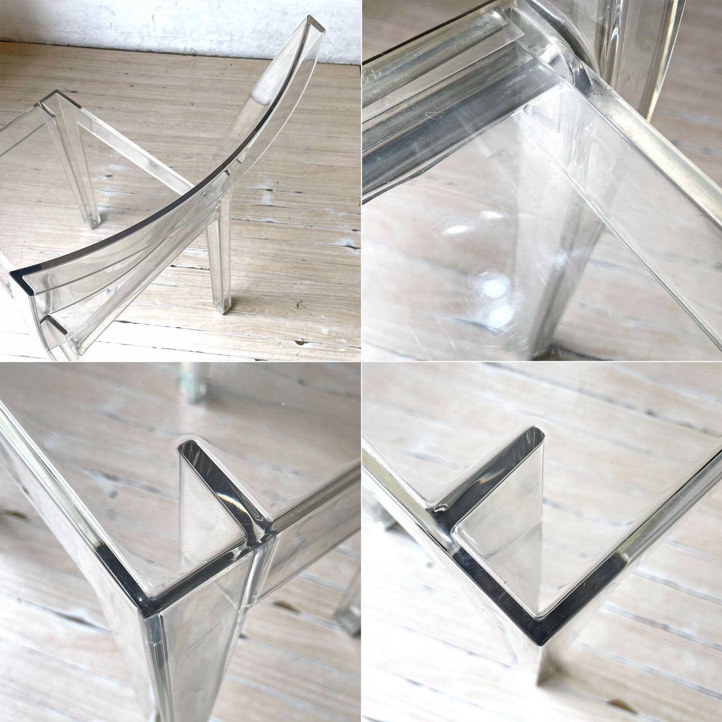 カルテル Kartell ラ マリー La Marie ダイニングチェア スタッキングチェア クリスタル ポリカーボネート フィリップ・スタルク Philippe Starck イタリア B ★