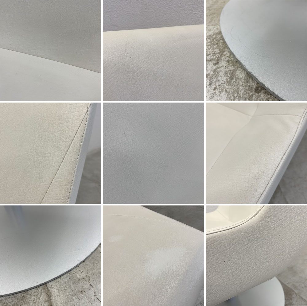 カッシーナイクスシー Cassina ixc. ブーメラン プリュス ラウンジ スウィベル チェア BOOMERANG PLUS グエナエル・ニコラ 希少廃番モデル 38.5～40.7万円の品 C 〓