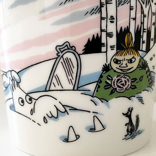 アラビア ARABIA ムーミンマグ MOOMIN スプリングウィンター シール付 フィンランド 北欧食器 2017年冬限定 ◎