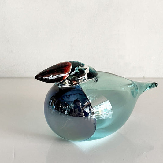 イッタラバード iittala Bird バーズバイトイッカ Birds by Toikka クイーンフィッシャー Queenfisher シーブルー 2019年限定 オイバ・トイッカ Oiva Toikka 箱付 北欧雑貨 ■
