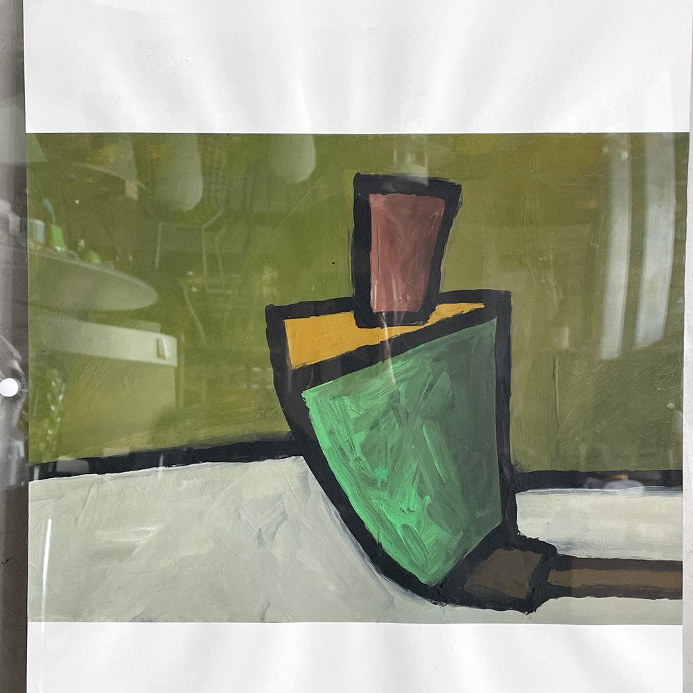 田上允克 TAGAMI Masakatsu 2018 No.10042 絵画 アクリル 額装品 アート サイン有 W43.5cm ■