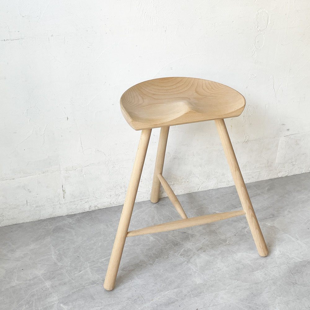 ワーナー Werner シューメーカーチェア Shoemaker Chair NO.59 スツール ビーチ材 ソープ仕上げ ラーズ・ワーナー デンマーク 北欧家具 ★