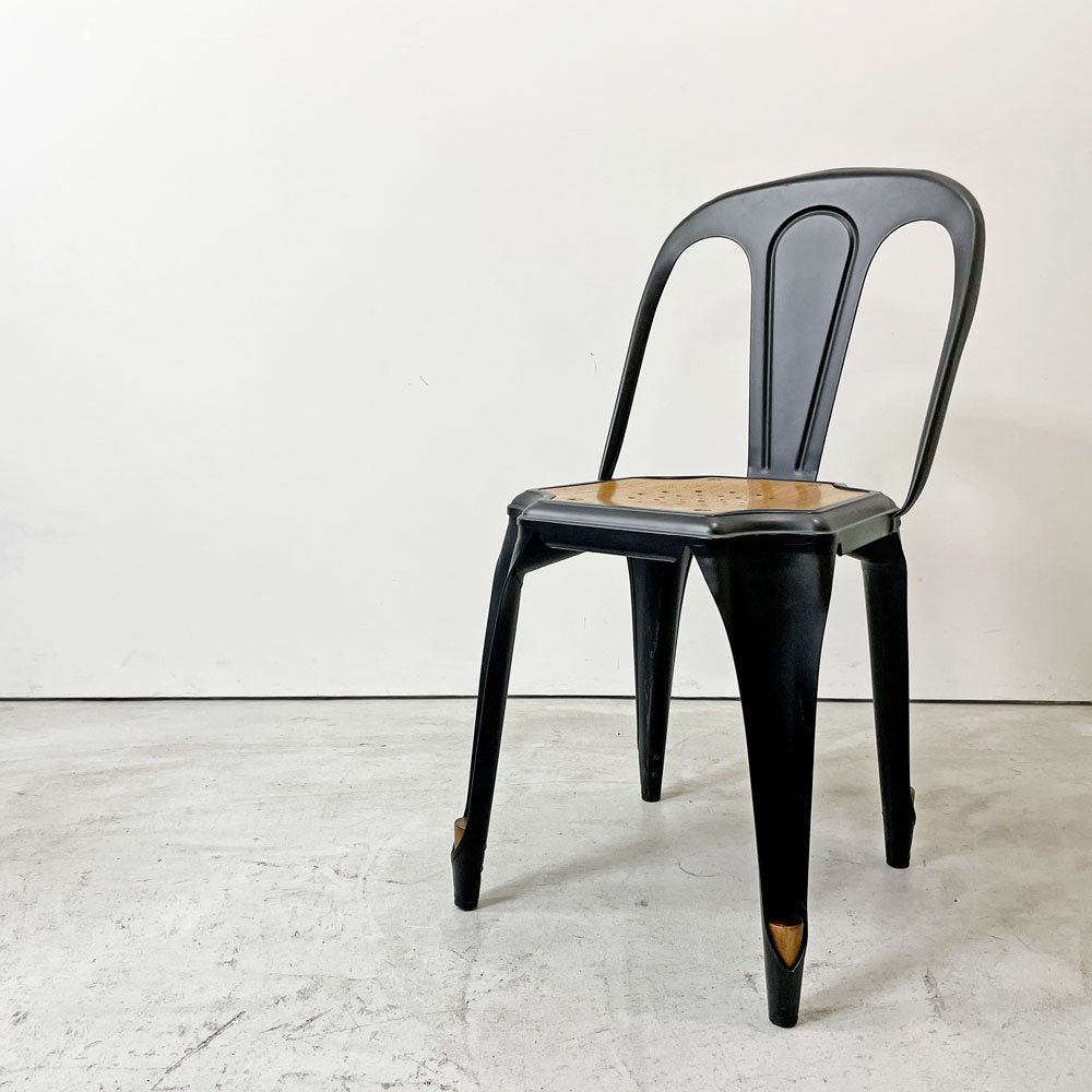 ノーザンオハイオインダストリアル Northern Ohio Industrial マルチプルズチェア Multipls Chair ダイニングチェア スタッキング ブラックスチール インダストリアルデザイン A ●