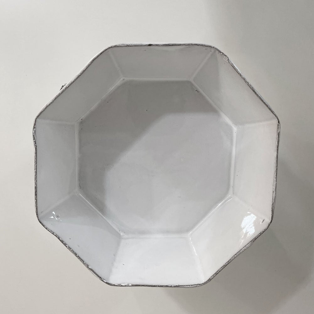 アスティエ・ド・ヴィラット Astier de Villatte フルーツスタンド ボウル 陶器 脚付き W23cm フランス ◎