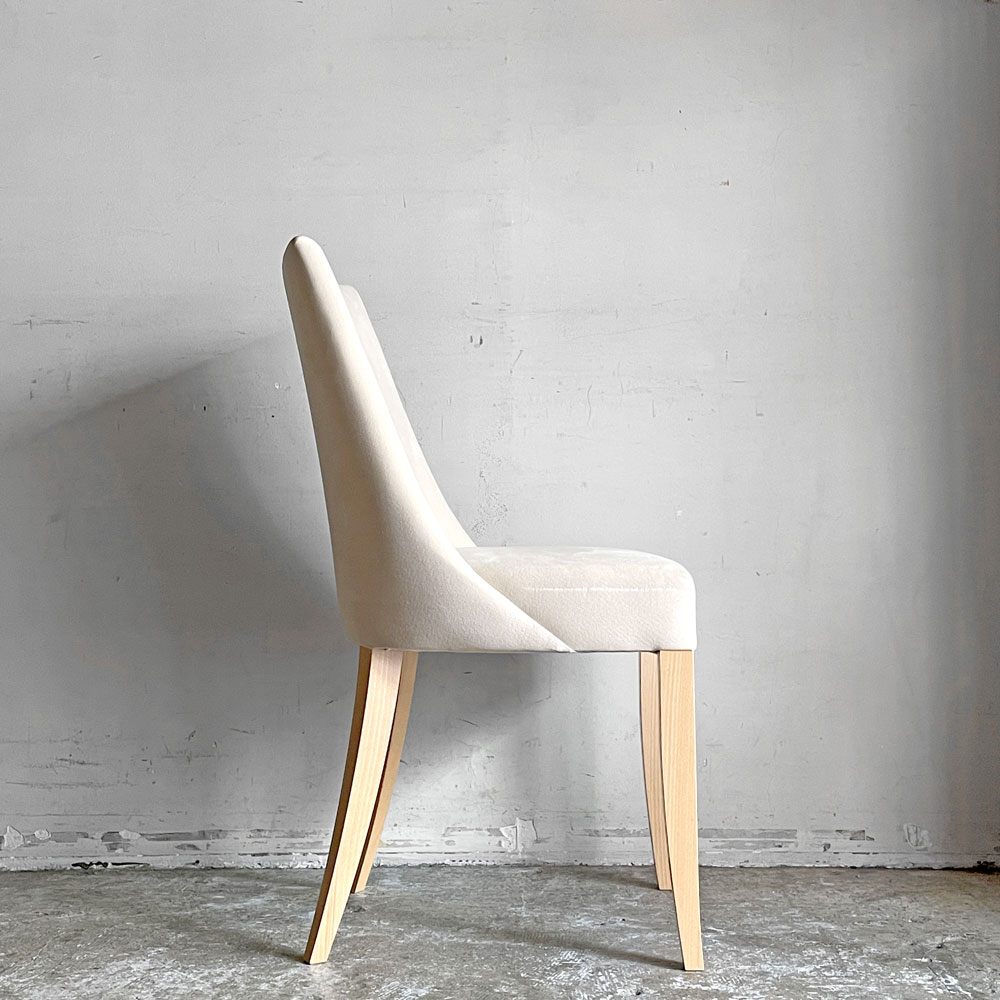イデー IDEE アミチェア AMI CHAIR ダイニングチェア 1pソファ ラムース生地 アイボリー ■