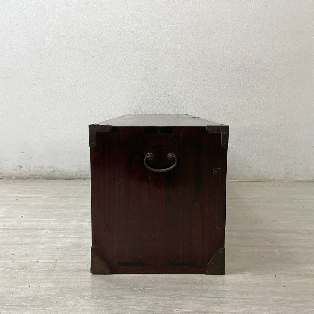 庄内 棒箪笥 刀箪笥 時代箪笥 抽斗3杯 古家具 和家具 ジャパンビンテージ Japan Vintage ●