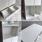 モンタナ MONTANA システムシェルフユニット SYSTEM SHELF UNIT ホワイト 5ユニット キャビネット 木製扉+ガラス扉+ドロワー+シェルフ2種 デンマーク ♪