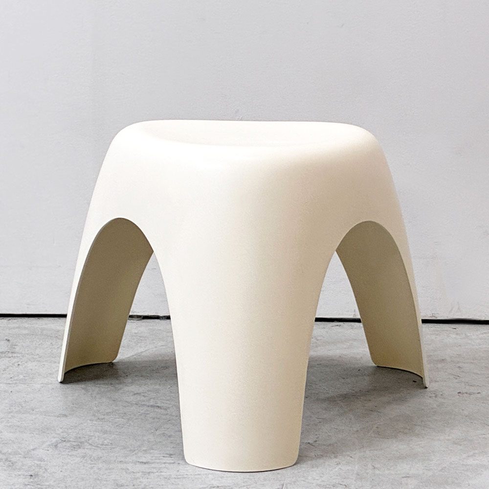 ヴィトラ Vitra エレファントスツール Elephant Stool ポリプロピレン ホワイト 柳宗理 ミッドセンチュリー ●