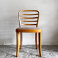 トーネット THONET ライターチェア leiter chair ダイニングチェア ベントウッド ラダーバック ファブリックシート 木製 W44cm ビンテージ ■