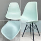 ハーマンミラー HermanMiller サイドシェルチェア ドゥエルレッグ DSW アクアスカイ × エボニー ポリプロピレン製 イームズ ミッドセンチュリー A ◎