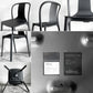 ヴィトラ Vitra ベルヴィルチェア Belleville Chair ダイニングチェア スタッキングチェア ディープブラック ロナン & エルワン・ブルレック D ■