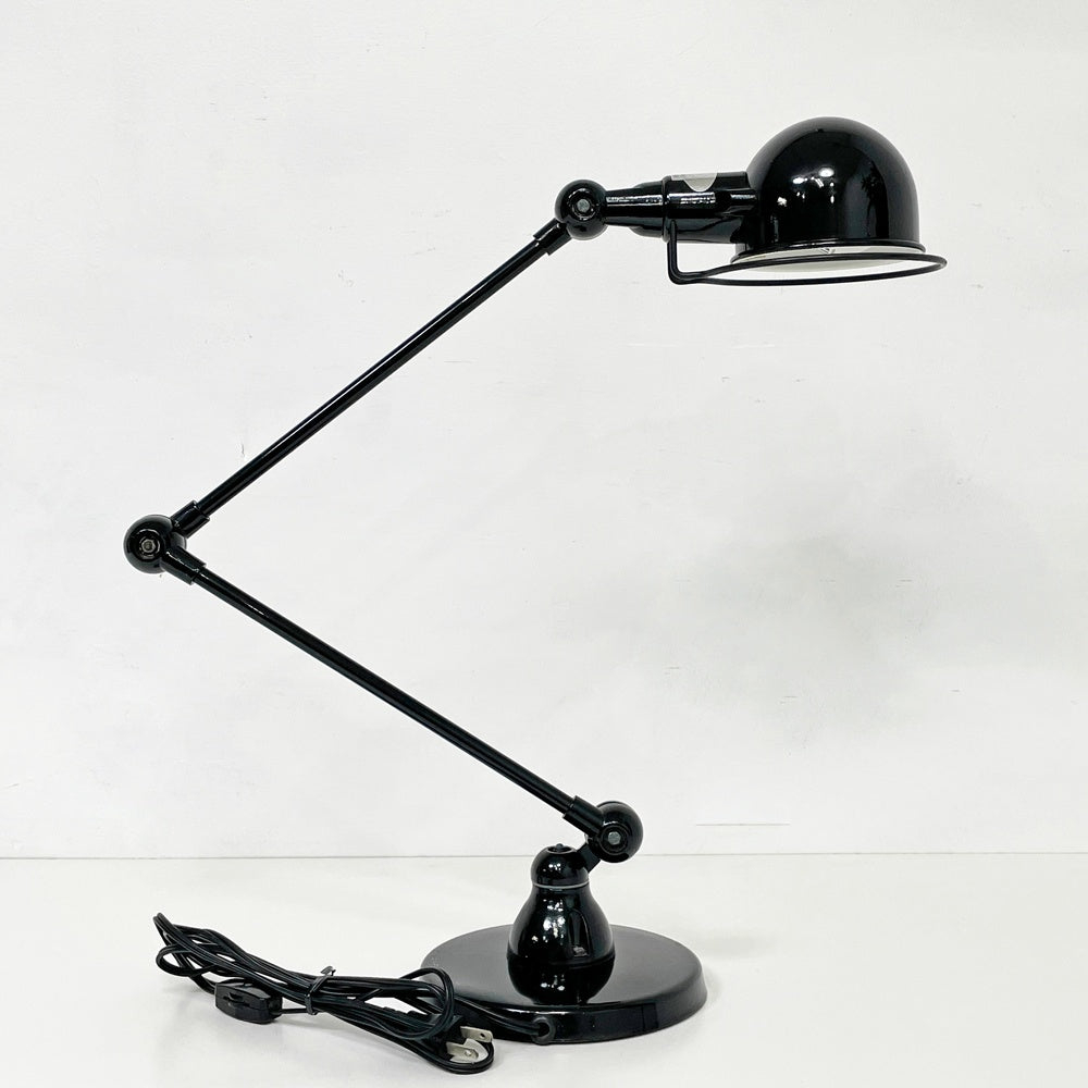 ジェルデ JIELDE  333 シグナル デスクランプ SIGNAL DESK LAMP 2本アーム式卓上ランプ 作業用ライト  工業デザイン ブラック ●