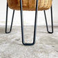 イデー IDEE ワラビー WALLABY SIDE TABLE サイドテーブル ラタン スチール ブラック ナチュラルデザイン ■