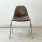 ハーマンミラー Herman Miller モダンファニチャーセールス ビンテージ サイドシェルチェア 3rd FRP アプホルスター レザー スタッキングベース イームズ ●