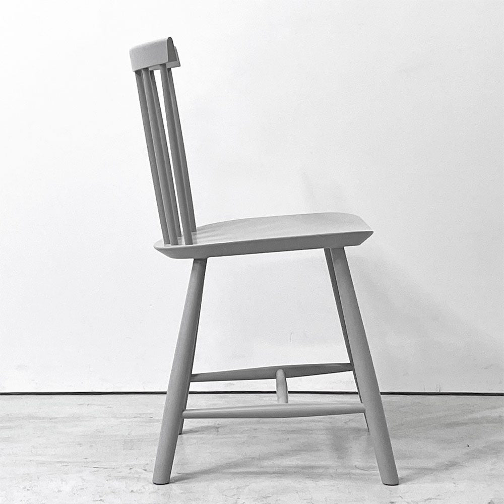 エフディービーモブラー FDB Mobler J46 ダイニングチェア スピンドルバック ウィンザーチェア ビーチ材 グレー ポール・M・ボルター Poul M. Volther 北欧 デンマーク 定価￥49,800- ●