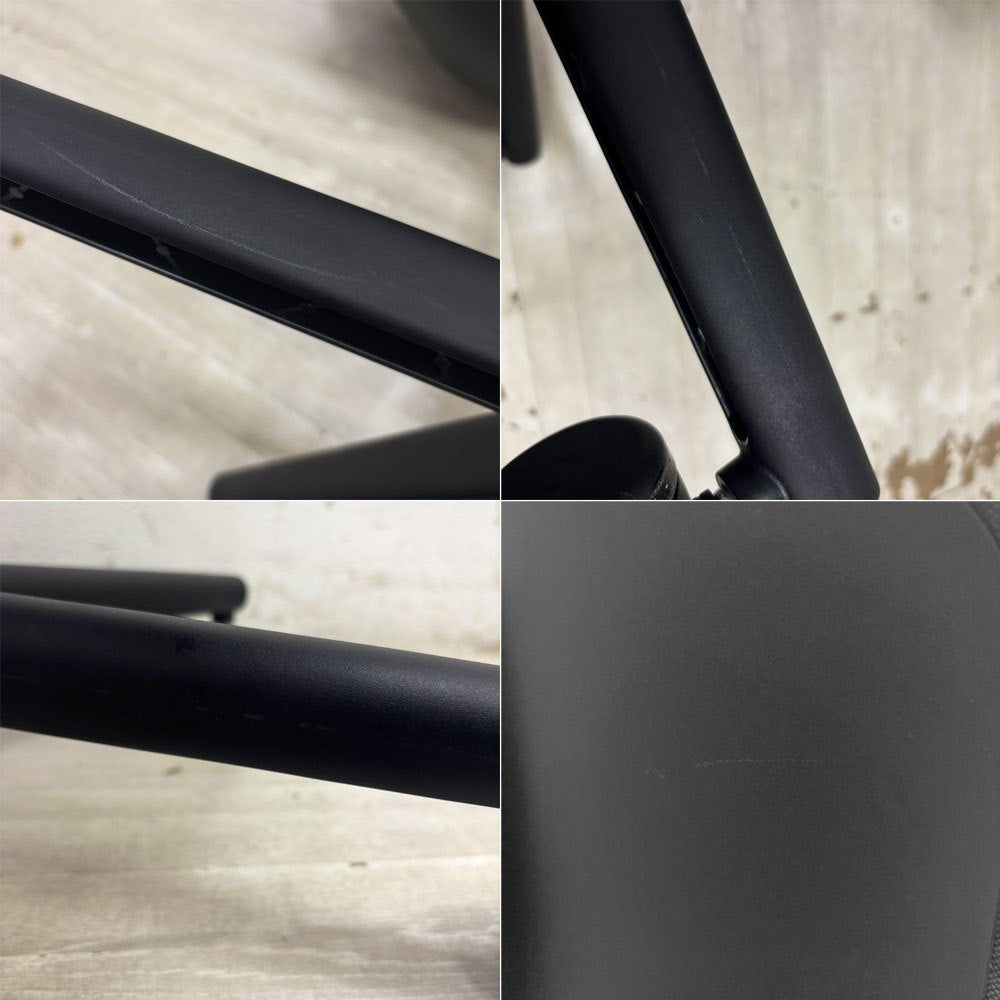 ヴィトラ vitra ルーキー Rookie デスクチェア キャスターチェア コンスタンチン・グルチッチ ブラック系 ファブリック 定価￥78,100- B ●