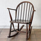 アーコール Ercol ロッキングチェア フープバック エルム材 ブルーラベル 1950年代 UKビンテージ 英国 ◇