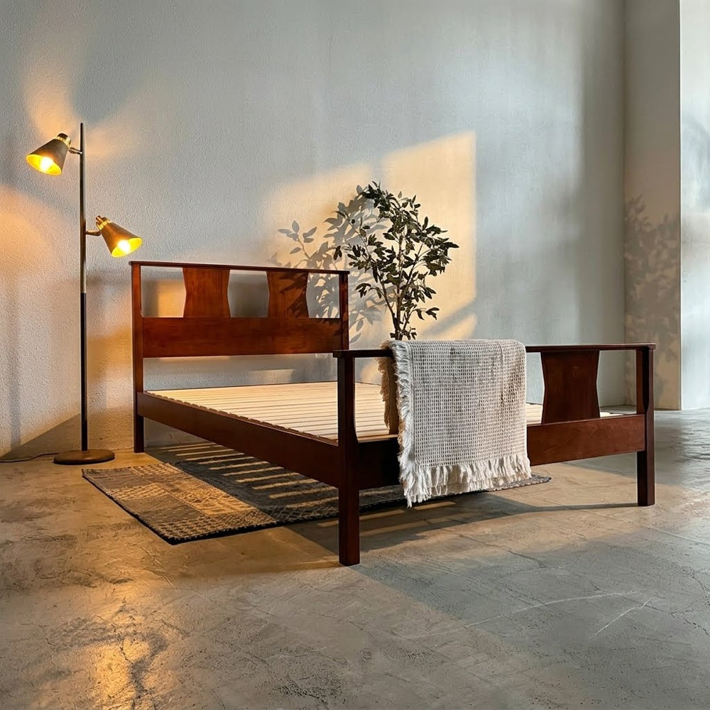 アクメファニチャー ACME Furniture ブルックス ベッド BROOKS BED セミダブルサイズ ベッドフレーム 参考価格約8.9万円 USビンテージスタイル ミッドセンチュリーモダンテイスト jsF ジャーナルスタンダード 〓