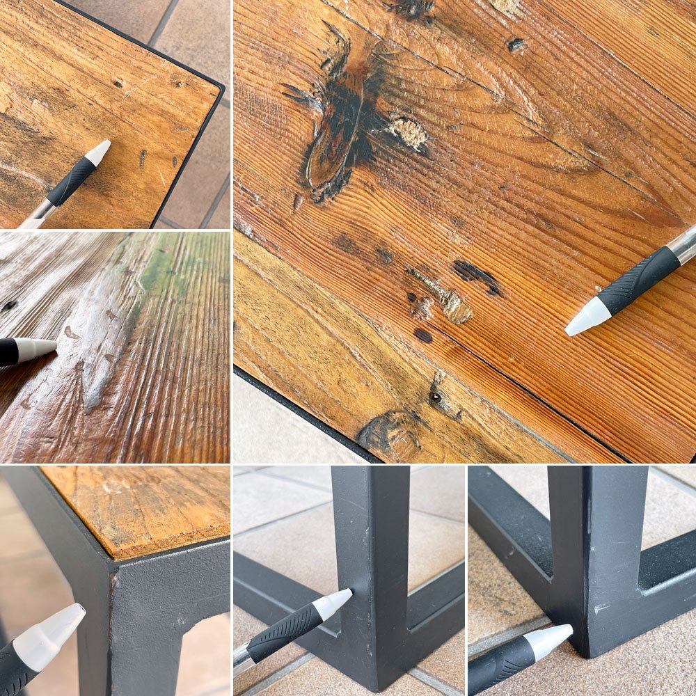クラッシュゲート CRASH GATE ノットアンティークス Knot antiques ライザ LIZA コーヒーテーブル W110cm インダストリアルデザイン ◇