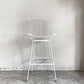 ノル Knoll Counter Height Stool カウンター ハイスツール ワイヤーチェア ホワイト ハリー・ベルトイア ミッドセンチュリー シートパッド付き ビンテージ ■