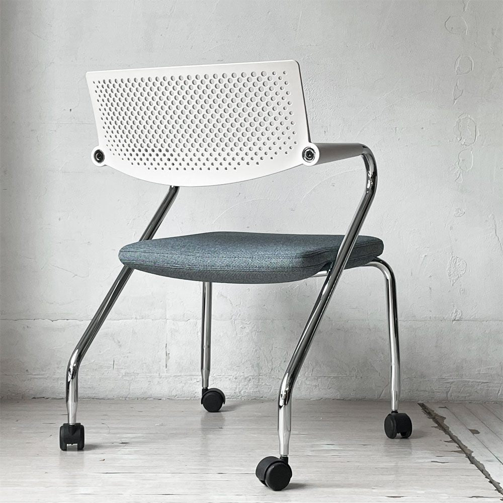 ヴィトラ vitra ビザロール Visaroll デスクチェア ミーティングチェア キャスターベース スタッキング アントニオ・チッテリオ B ★