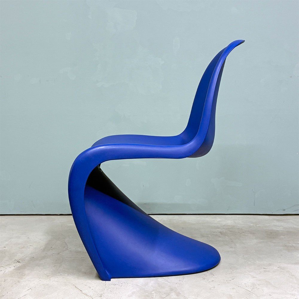 ヴィトラ vitra パントンチェア スタッキングチェア ブルー ヴェルナー・パントン Panton ミッドセンチュリー スペースエイジ A ◎