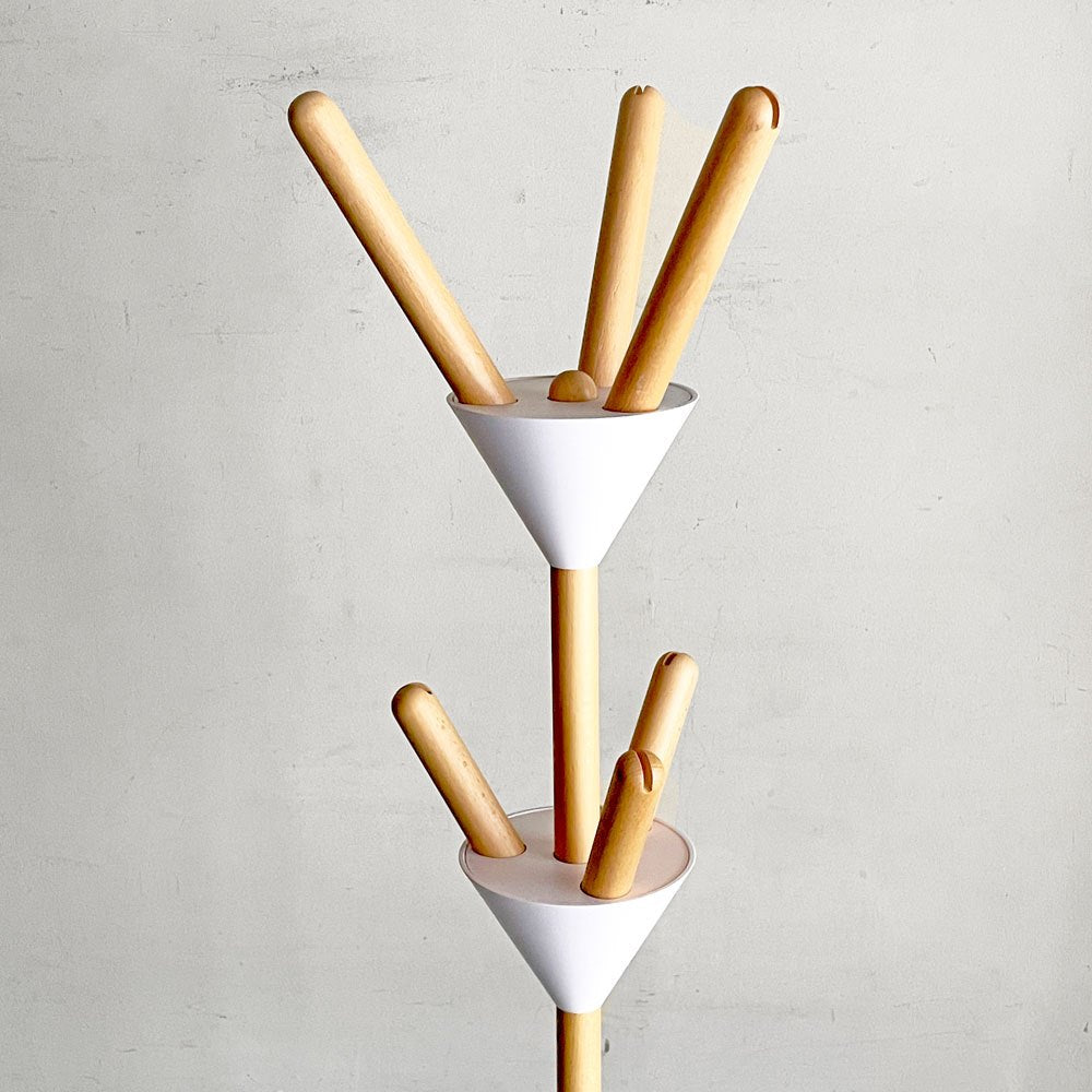 アレッシィ ALESSI ピエロ PIERROT コートスタンド ビーチ材 ポーリーヌ・デルトゥール Pauline Deltour イタリア ナチュラルモダン ■