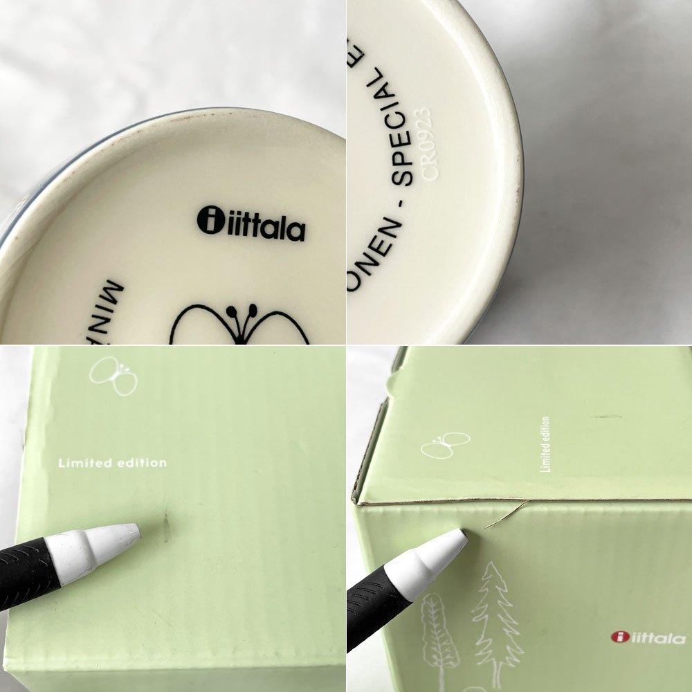 イッタラ iittala × ミナペルホネン minä perhonen フォレストライフ forest life マグカップ 北欧食器 箱付き 未使用保管品 ◇