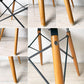 ヴィトラ Vitra サイドシェルチェア ブラック ドゥエルレッグ ポリプロピレン C&R イームズ ミッドセンチュリーモダン ★