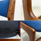 アンダーストルップ Anderstrup Mobelfabrik ダイニングチェア チーク材 ファブリックシート エリック・バック Erik Buch 北欧家具 A ●