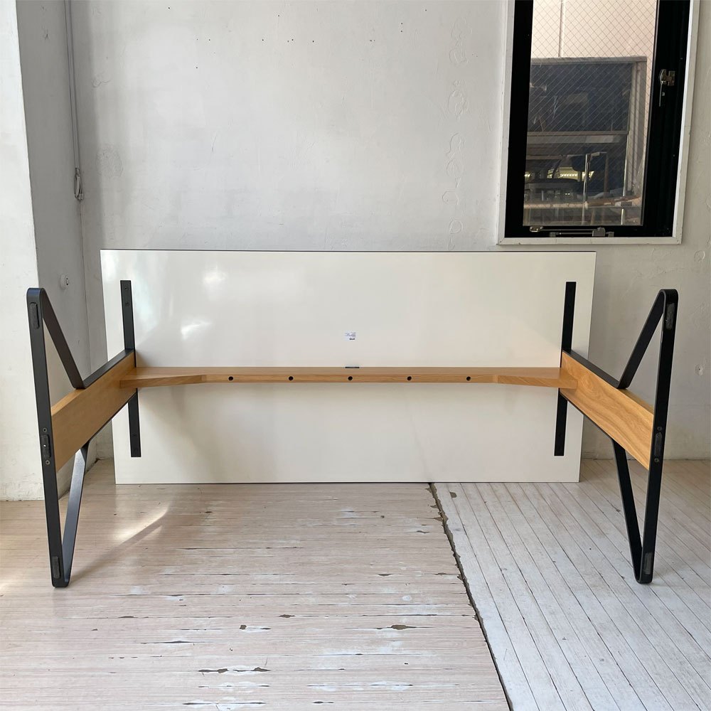 アルテック Artek カアリテーブル KAARI TABLE REB012 W160cm ホワイトグロッシーラミネート ナチュラルオーク ダイニングテーブル オフィステーブル 北欧 定価￥332,200- ★
