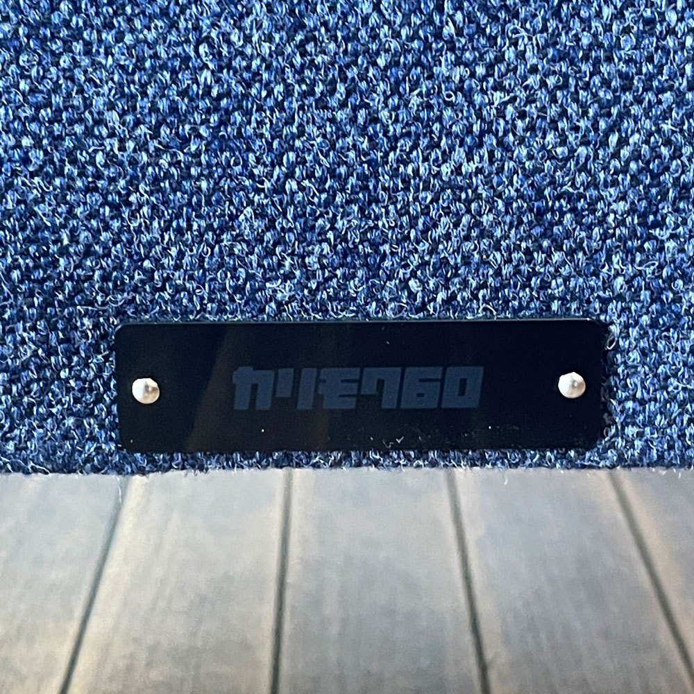 カリモク60 karimoku オットマン スツール タープブルー レトロモダン ミッドセンチュリーデザイン ◎