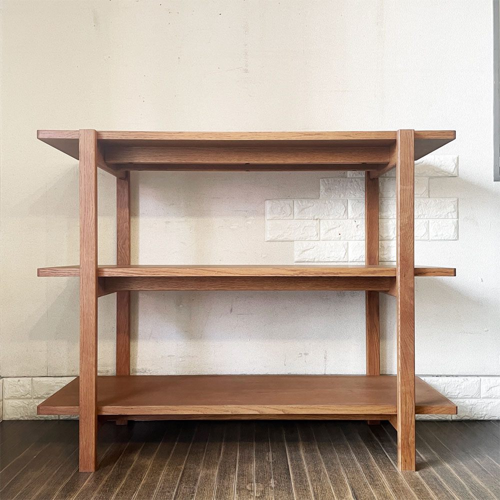 ウニコ unico アッタ ATTA SHELF シェルフ オープンシェルフ W120cm ミッドセンチュリーモダンスタイル 定価￥69,300- 廃番 ◎