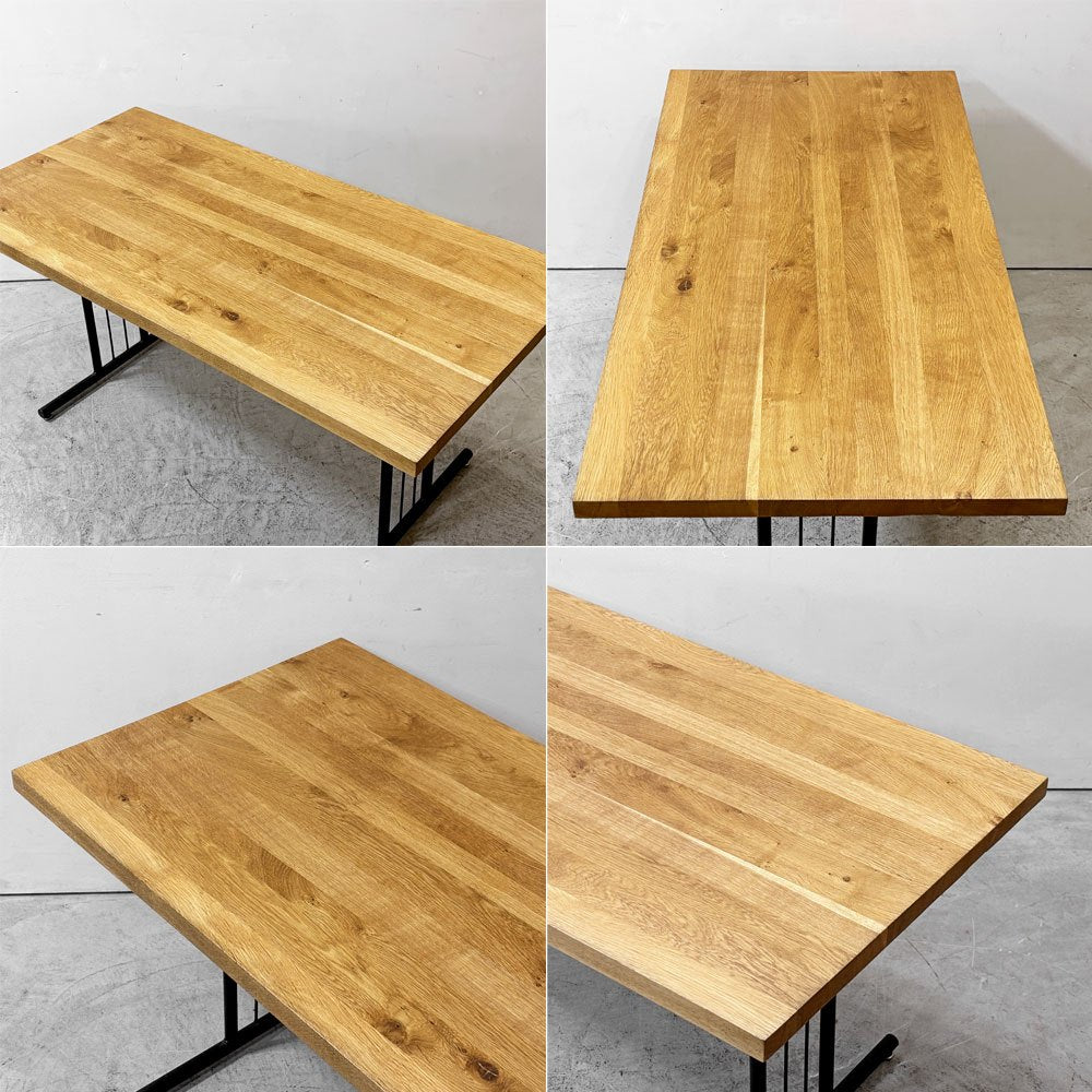 クラッシュゲート CRASH GATE ノットアンティークス Knot antiques グリット2 GRITⅡ リビングダイニングテーブル オーク材 インダストリアルデザイン  ●