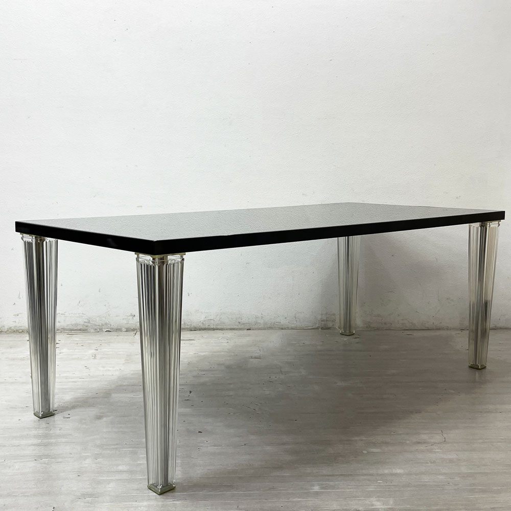 カルテル Kartell トップトップ TOPTOP ダイニングテーブル レクタングル190ガラス W190cm フィリップ・スタルク 定価￥681,400- ●